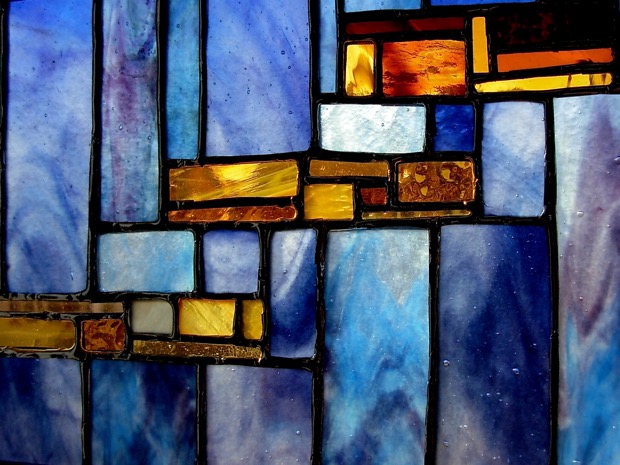 Stained Glass panel by Wayne Stratz 