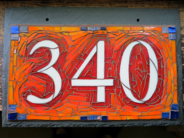 Custom House Number in Your Colors