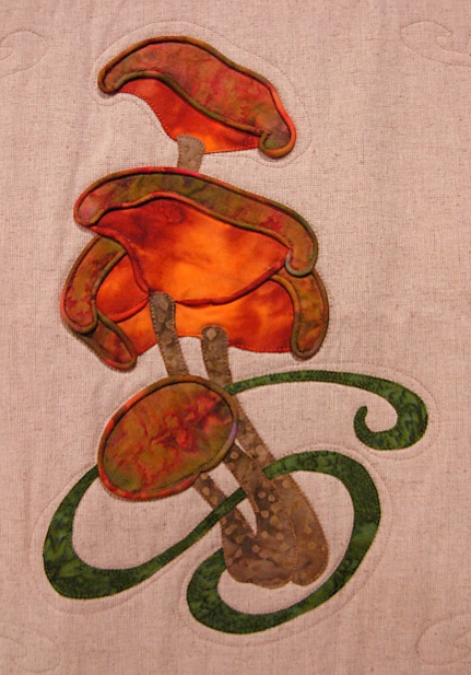 inspiration: Art Nouveau quilt by Gea Van Holst of New Zealand