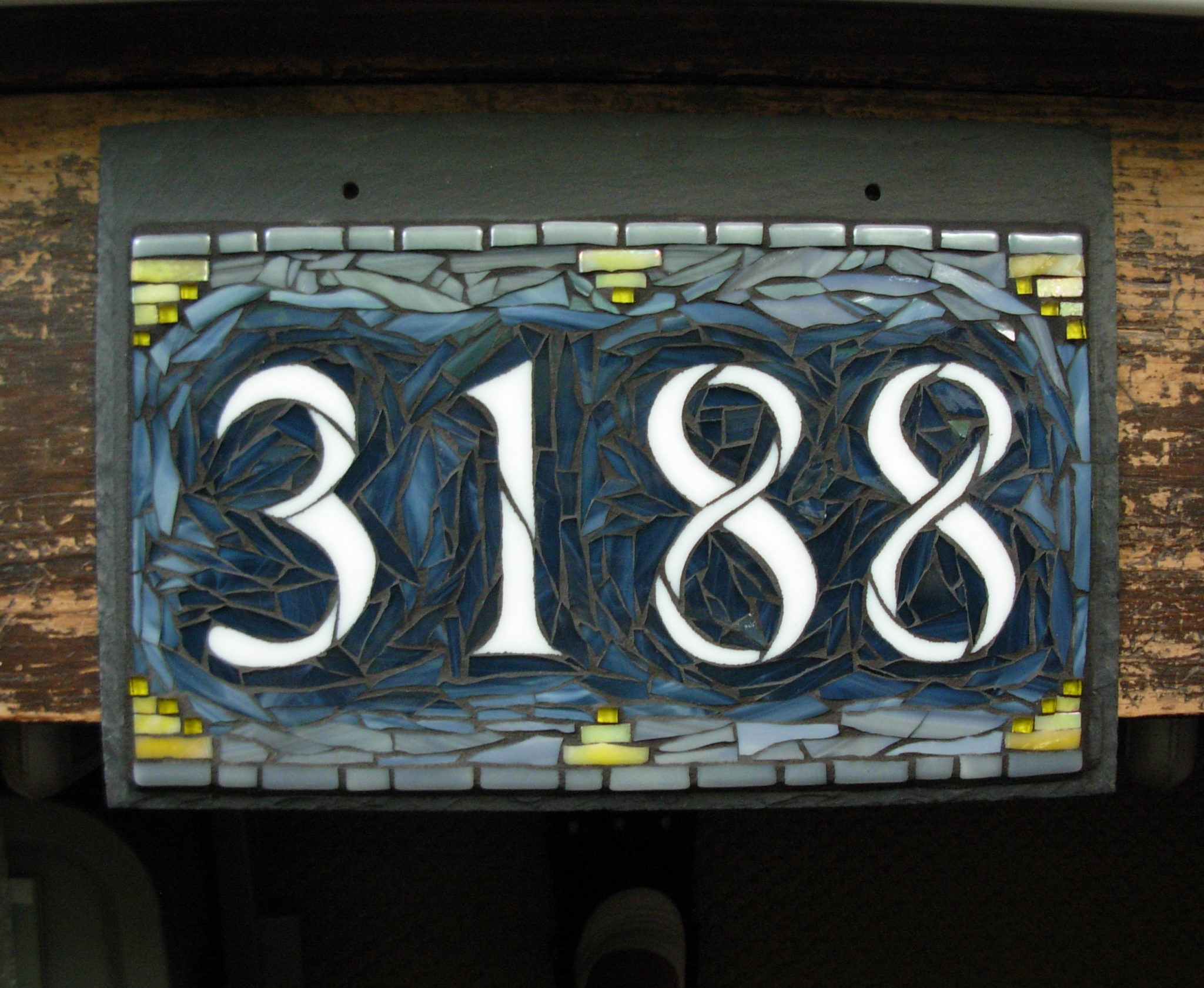 Newport Colorway for Nutmeg Designs House Numbers
