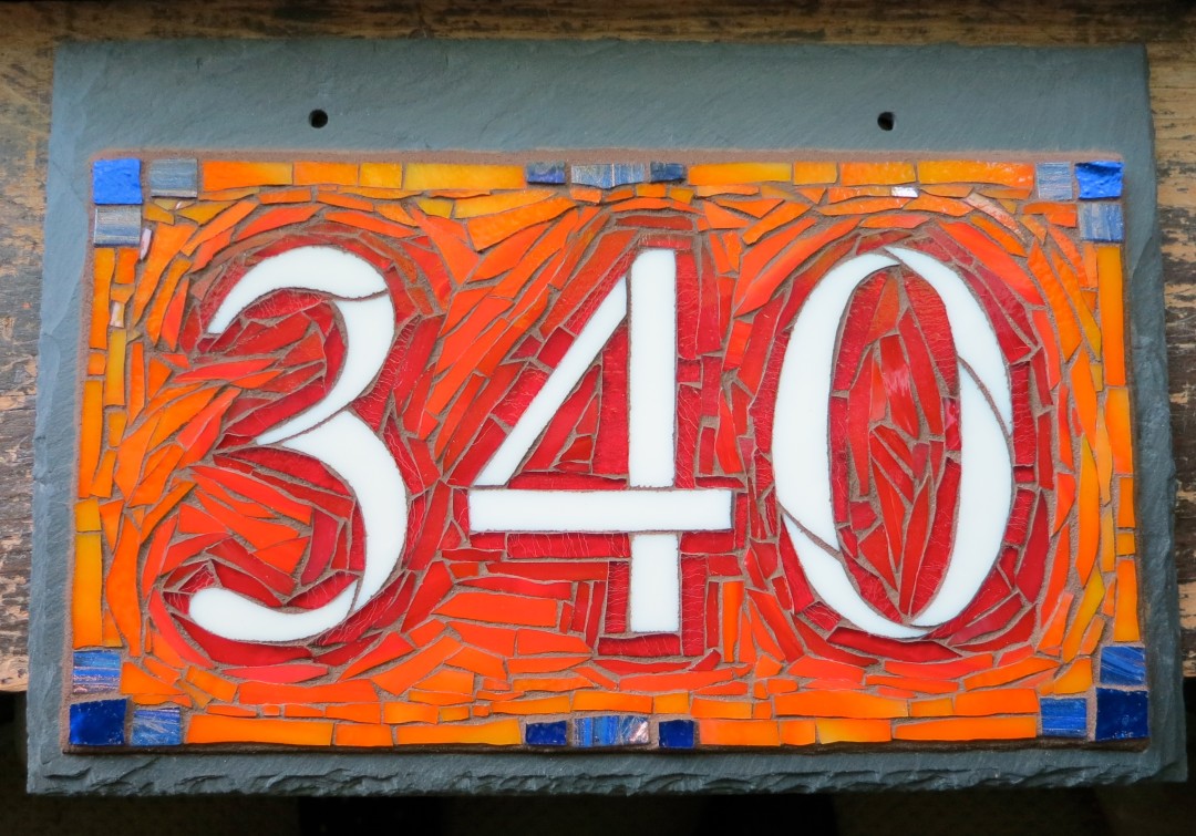 Colorway Guide To House Numbers: Orange Ombré - Nutmeg Designs ...