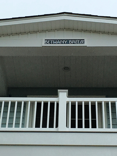 Bethany Breeze Beach House Name Sign by Nutmeg Designs