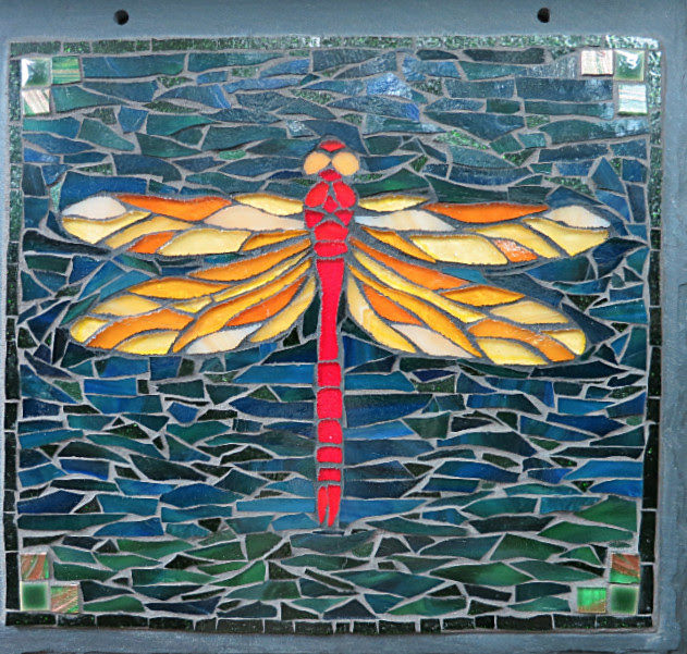 Imagining What’s Possible: Dragonfly Mosaic for a Birthday Gift