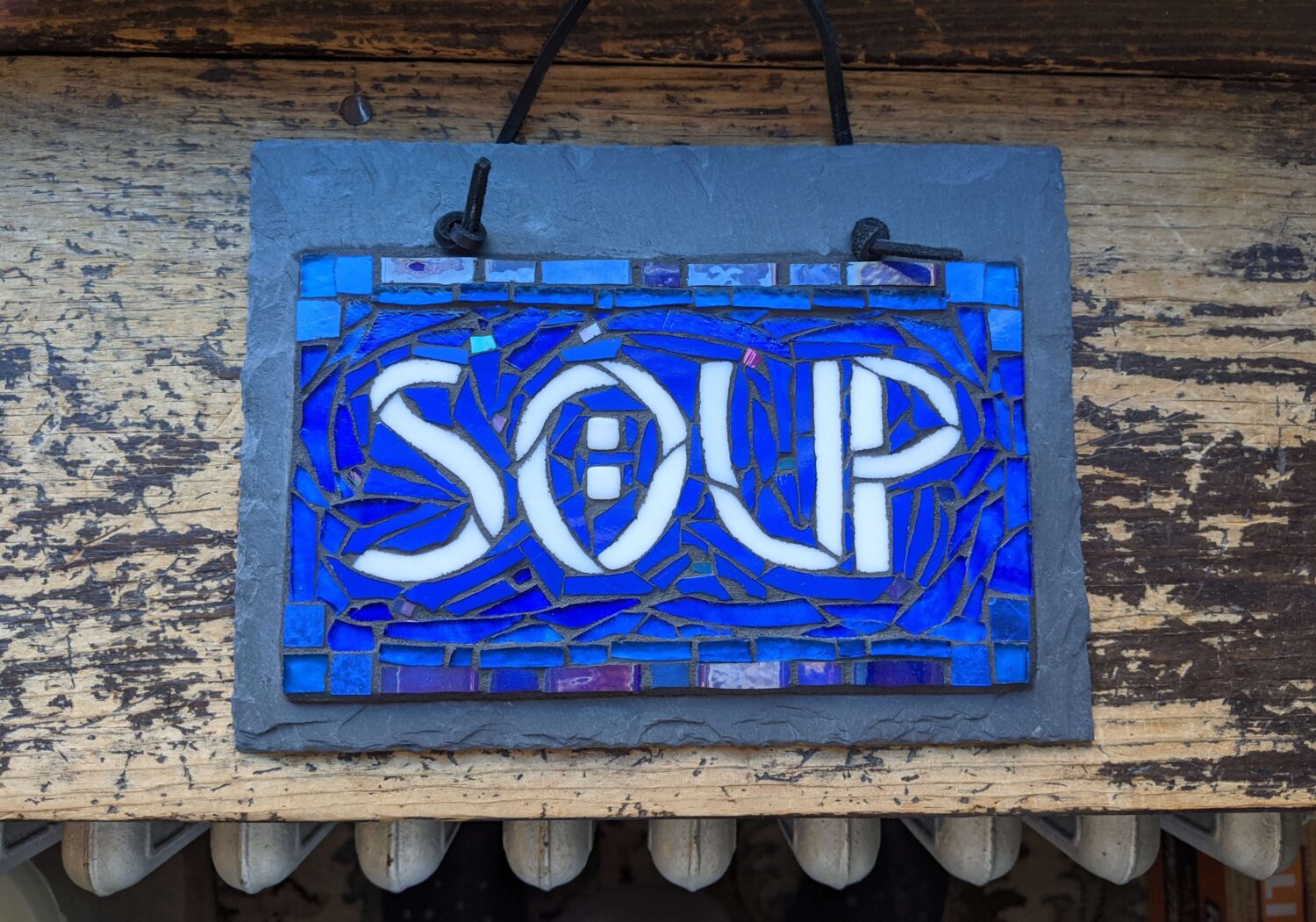 Mosaic Soup Sign by Nutmeg Designs