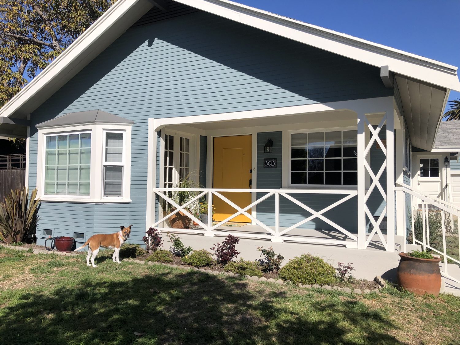 Mosaic House Number for an historic bungalow in California